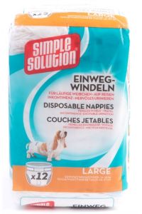 Simple Solution Wegwerp Honden Luier-LARGE 12 ST 45-57 CM