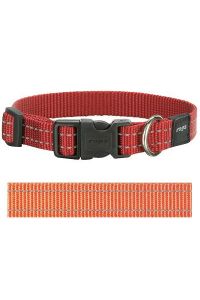 Rogz For Dogs Snake Halsband Oranje-16 MMX26-40 CM