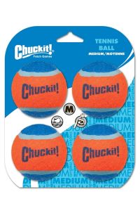 Chuckit Tennisbal-MEDIUM 6 CM 4 ST