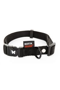 Martin Sellier Halsband Nylon Zwart Verstelbaar-10 MMX20-30 CM