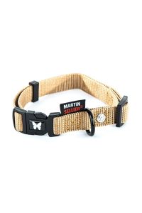 Martin Sellier Halsband Nylon Beige Verstelbaar-16 MMX30-45 CM