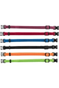 Trixie Puppy Halsband Set Rood / Groen / Geel / Paars / Blauw / Zwart-17-25 CM 6 ST