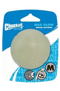 Chuckit Max Glow Bal Glow In The Dark-MEDIUM 6X6X6 CM