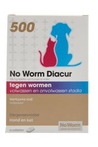 No Worm Diacur-500 MG 10 TBL