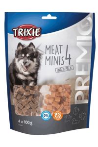 Trixie Premio Vlees Minis Kip / Eend / Rund / Lam-4X100 GR