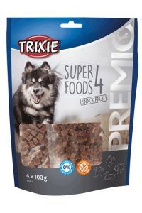 Trixie Premio Superfoods Kip / Eend / Rund / Lam-4X100 GR