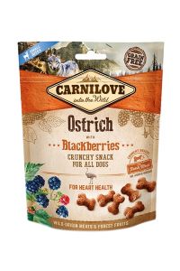 Carnilove Crunchy Snack Struisvogel / Zwarte Bes-200 GR