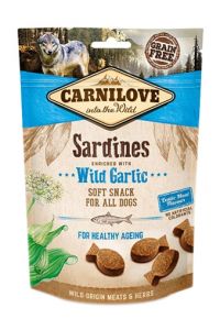 Carnilove Soft Snack Sardines / Wilde Knoflook-200 GR