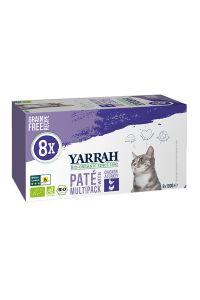 Yarrah Cat Alu Pate Multipack Chicken / Turkey-8X100 GR