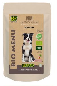 Biofood Organic Hond Kalkoen Menu Pouch-150 GR