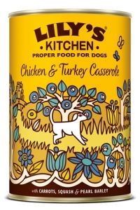 Lily's Kitchen Dog Chicken / Turkey Casserole-6X400 GR