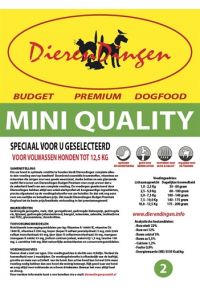 Budget Premium Dogfood Adult Mini Quality-7 KG