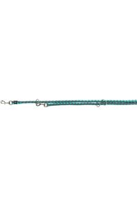 Trixie Hondenriem Cavo Verstelbaar Oceaan Blauw / Grijs-200X1.8 CM