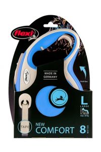 Flexi Rollijn New Comfort Tape Blauw-L 8 MTR