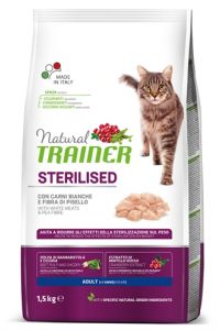 Natural Trainer Cat Sterilised White Meat-1.5 KG