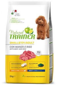 Natural Trainer Dog Adult Mini Beef / Rice-2 KG