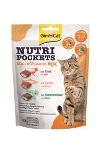 Gimcat Nutri Pockets Malt-vitaminemix-150 GR