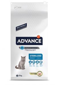 Advance Cat Sterilized Turkey / Rice-15 KG