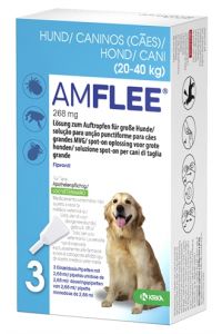 Krka Amflee Spot On Hond-20-40 KG 268 MG 3 PIP