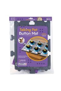 Hunger For Words Talking Pet Button Mat-