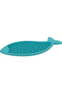 Trixie Lick'n'snack Plaat Siliconen Petrol-28 CM