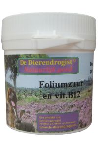 Dierendrogist Foliumzuur Vitamine B12-