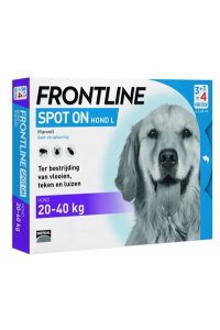 Frontline Hond Spot On Large-4 PIPET 20-40 KG