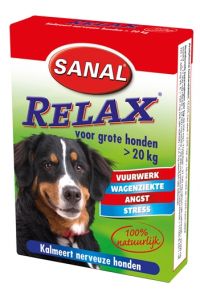Sanal Dog Relax Kalmeringstablet Large-VANAF 20 KG 15 TABLETTEN