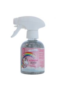 Lucky Horse Unicorn Zilver glitter spray 250 ml