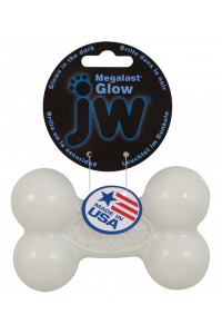 JW Megalast Glow Bone Medium