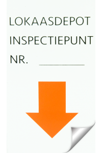Sticker "Inspectiepunt"