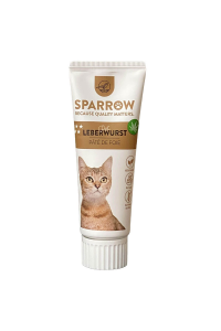 SPARROW Pet Leverworstpasta met CBD voor katten 75g