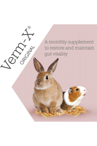 Verm-X brokjes voor kleine knaagdieren darmhygiëne (ontwormen)