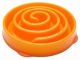 Slo-bowl Feeder Mini Coral Spiraal Oranje-22X22X5 CM