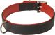 Hondenhalsband Soft Gevoerd Zwart / Rood-40X2.5 CM