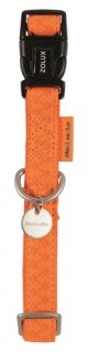 Macleather Halsband Oranje-15 MMX20-40 CM