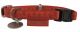 Macleather Halsband Rood-45-70X2.5 CM