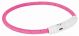Trixie Halsband Hond Flash Lichthalsband Usb Tpu / Nylon Roze-35X0.7 CM