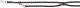 Trixie Hondenriem Cavo Verstelbaar Zwart / Grijs-200X1.8 CM