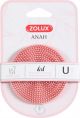 Zolux Anah Borstel Rond Rubber Roze-7.5X7.5X3 CM