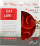 Eat Slow Live Longer Tumble Feeder Red