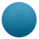 Jolly Soccer Ball 15cm Oceaan Blauw